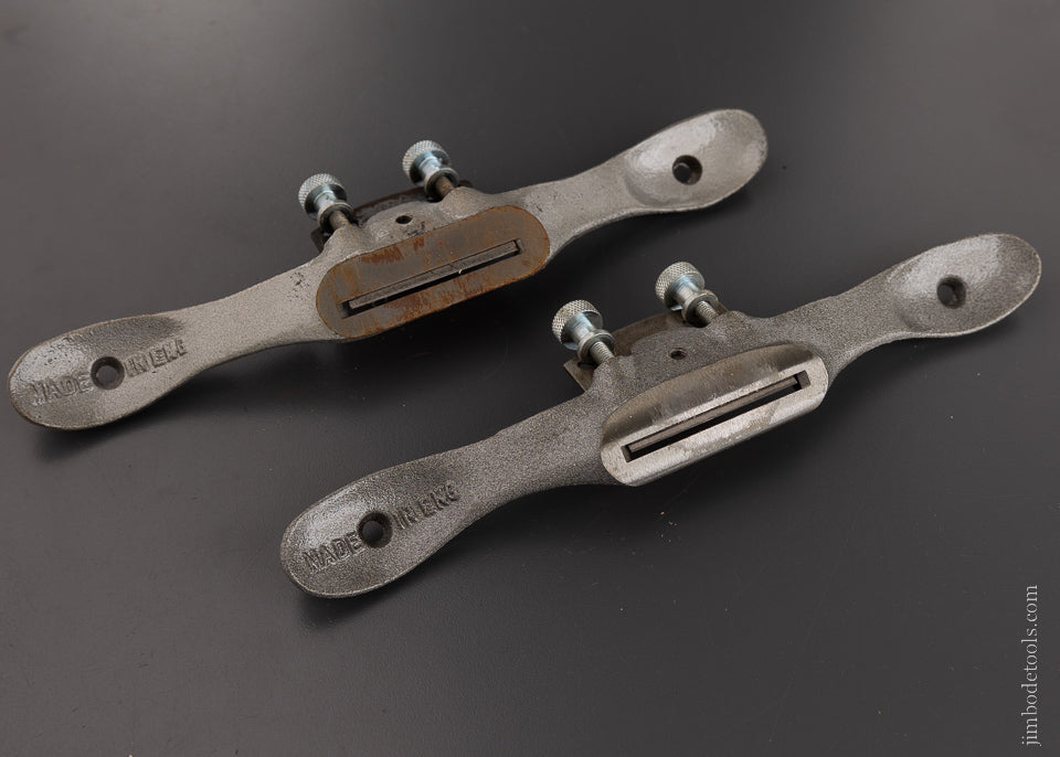 Pair STANLEY Round & Flat Bottom No. 151 Spoke Shaves - 106862