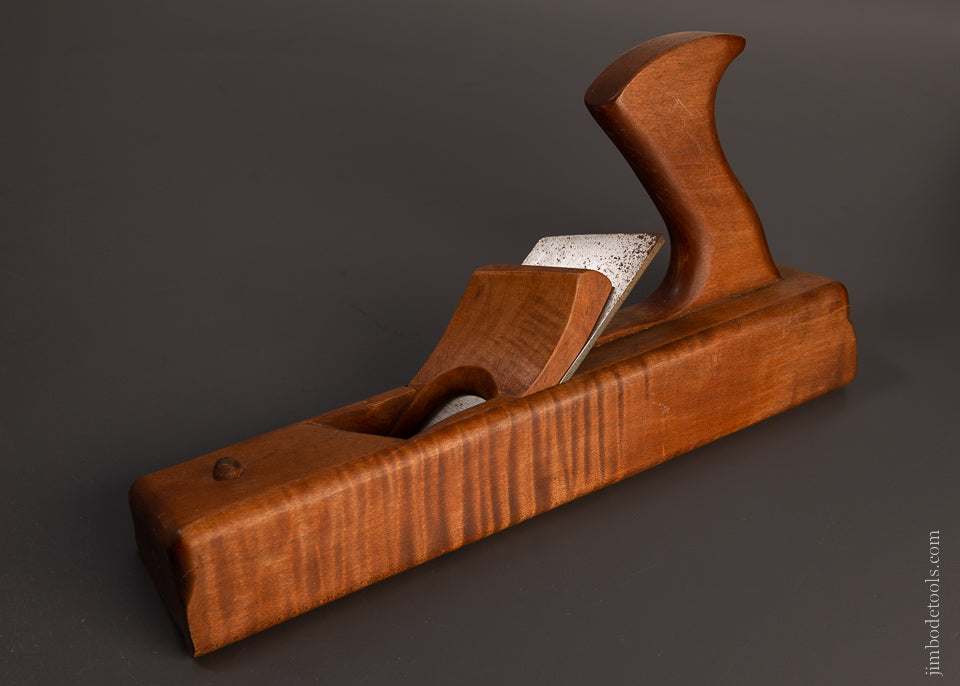 Mint Unused LEON ROBBINS Right-Handed Tiger Maple Panel Raiser Plane - 106868
