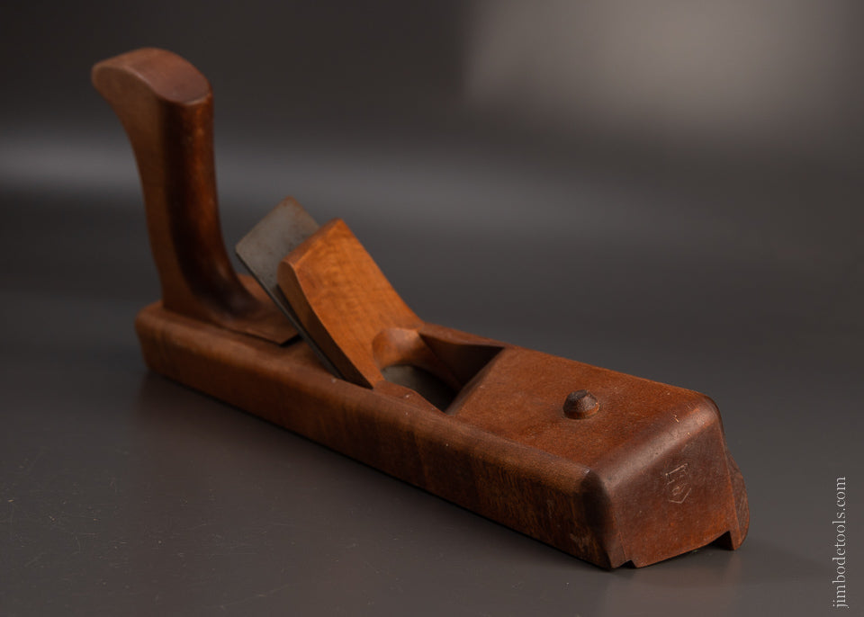 Mint Unused LEON ROBBINS Right-Handed Tiger Maple Panel Raiser Plane - 106868