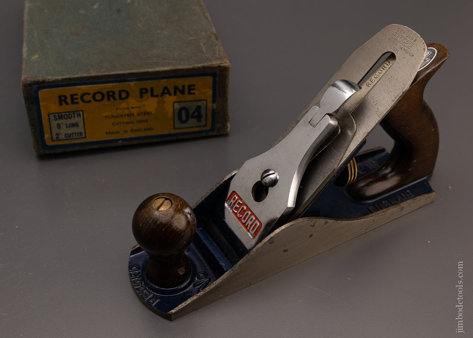 RECORD No. 04 Smooth Plane Near Mint in Box - 106873