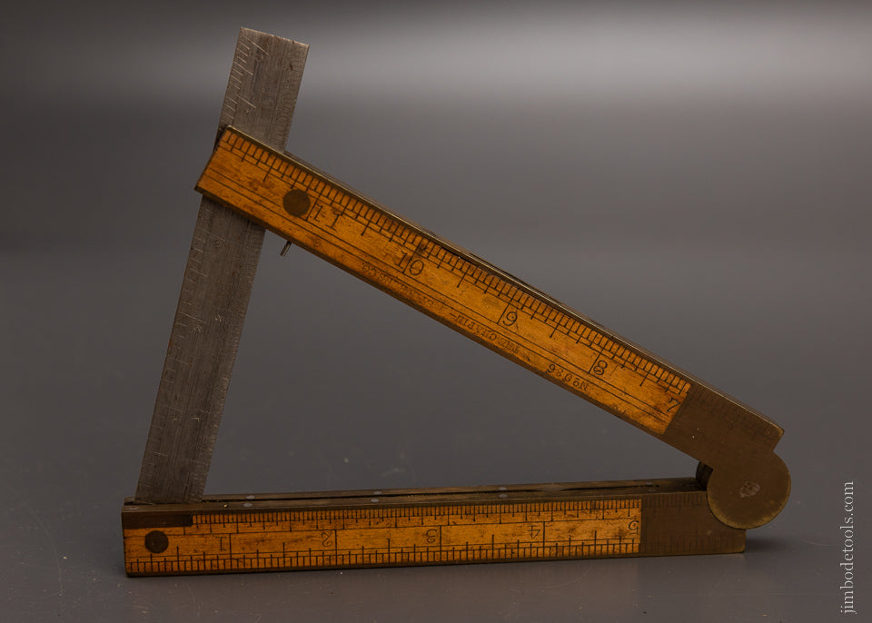 Fine CHAPIN-STEPHENS CO. No. 036 Combination Bevel, Level, Rule - 106883