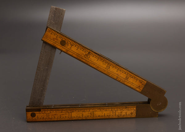 Fine CHAPIN-STEPHENS CO. No. 036 Combination Bevel, Level, Rule - 106883