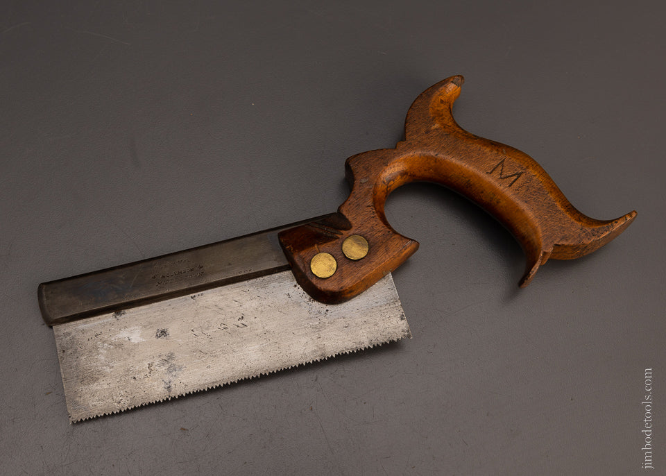 Rare 6 Inch Dovetail Saw by WHEELER MADDEN & CLEMSON - 106904