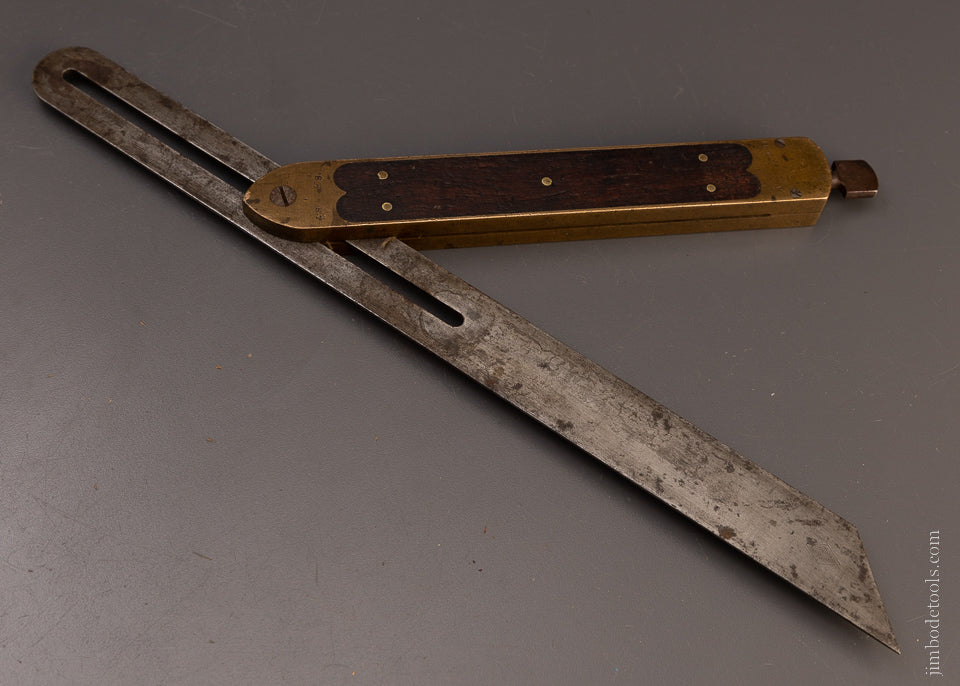 Rare 15 Inch ROBINSON PATENT ST. JOHNSBURY Bevel with 90 Degree Locking Switch - 106957
