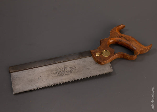 DISSTON No. 77 “FOR MECHANICS NOT BOTCHERS” Back Saw - 106960