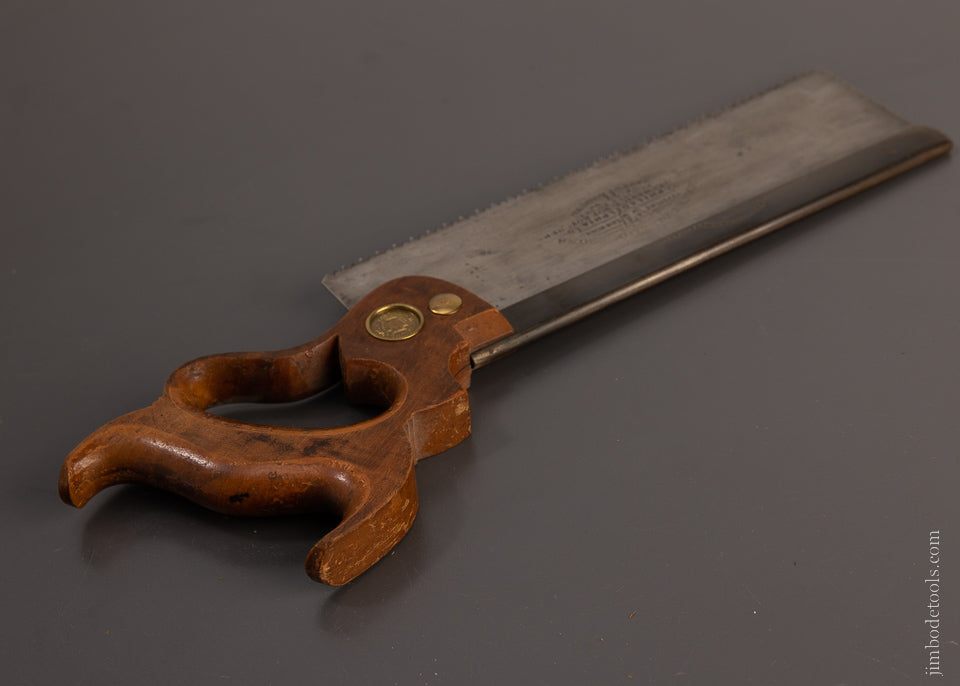 DISSTON No. 77 “FOR MECHANICS NOT BOTCHERS” Back Saw - 106960
