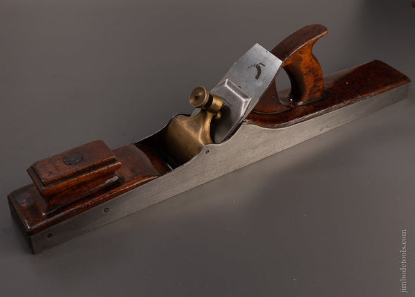 Lovely 22 Inch English Infill Jointer Plane Dovetailed Steel - 106963
