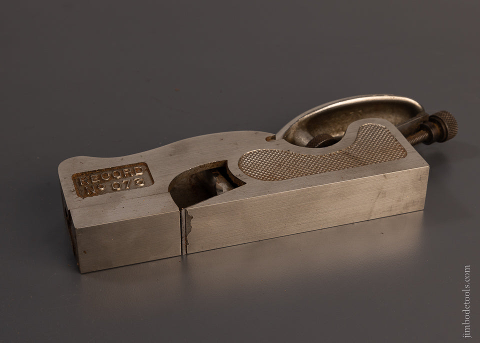 RECORD No. 073 Shoulder Rabbet Plane Fine in Original Box - 106972