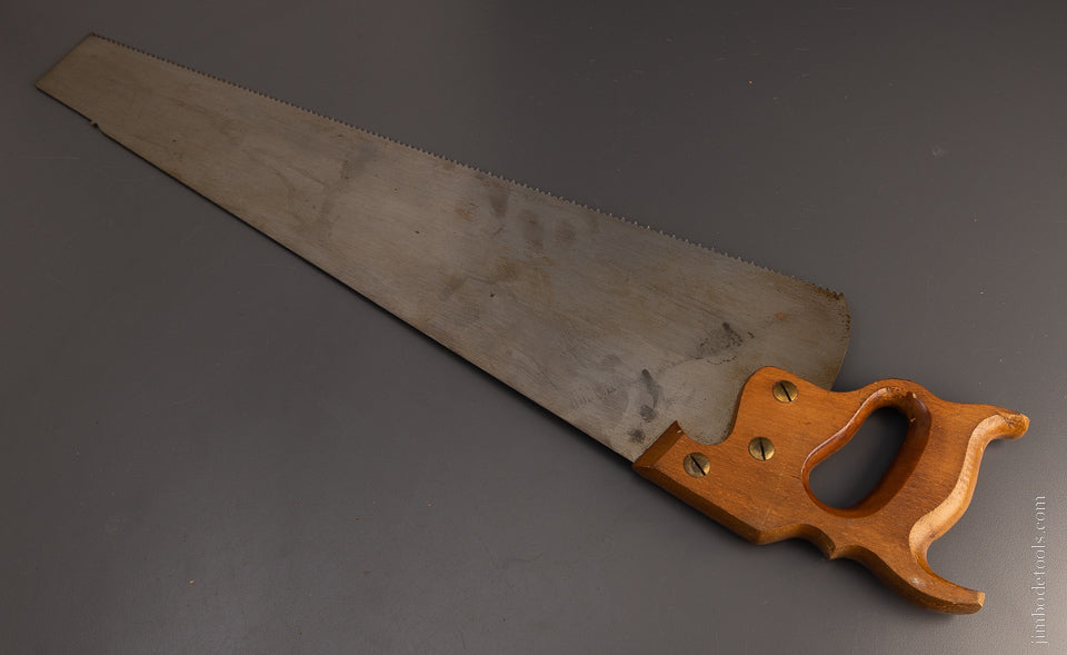 Mint New Old Stock DUNN & CO. Hand Saw - 106986