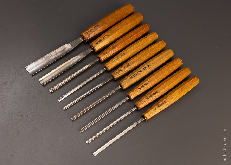 Mint Set of 9 PFEIL SWISS MADE Carving Chisels Gouges - 107011 – Jim ...