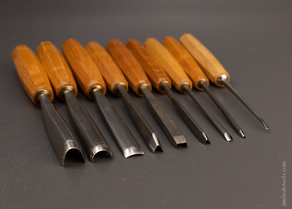 Mint Set of 9 PFEIL SWISS MADE Carving Chisels Gouges - 107012 – Jim ...
