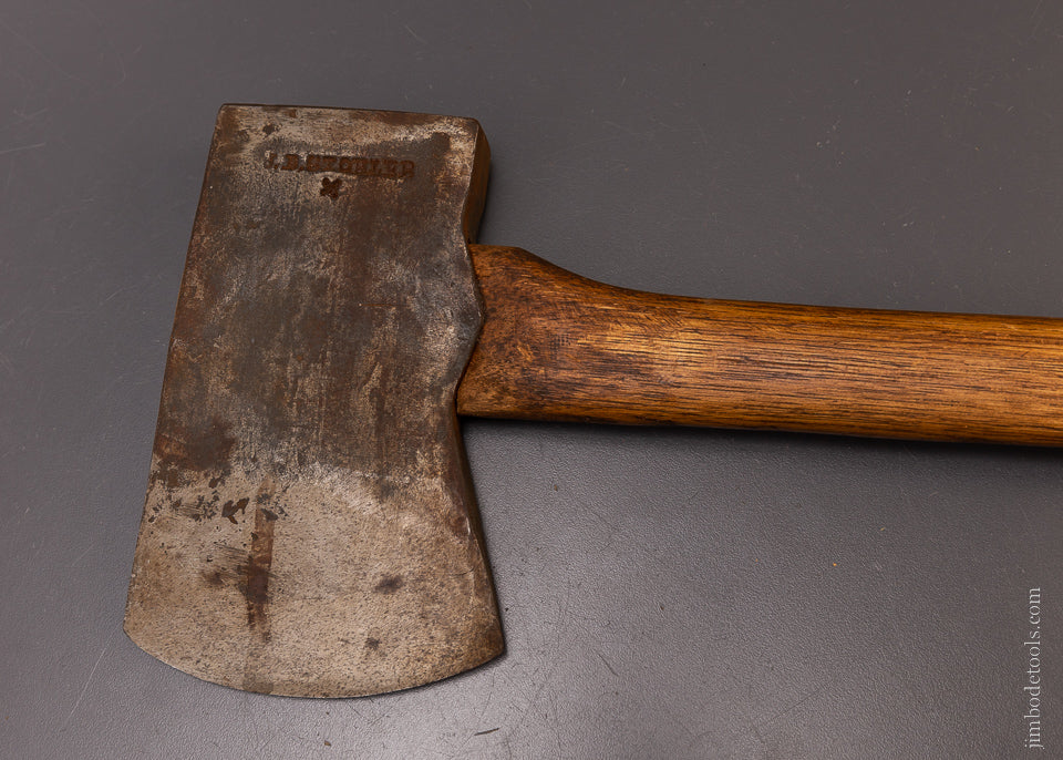 J.B. STOHLER Felling Axe JOHN BEMESDORFER STOHLER 1866-19 Excellent  - 107048