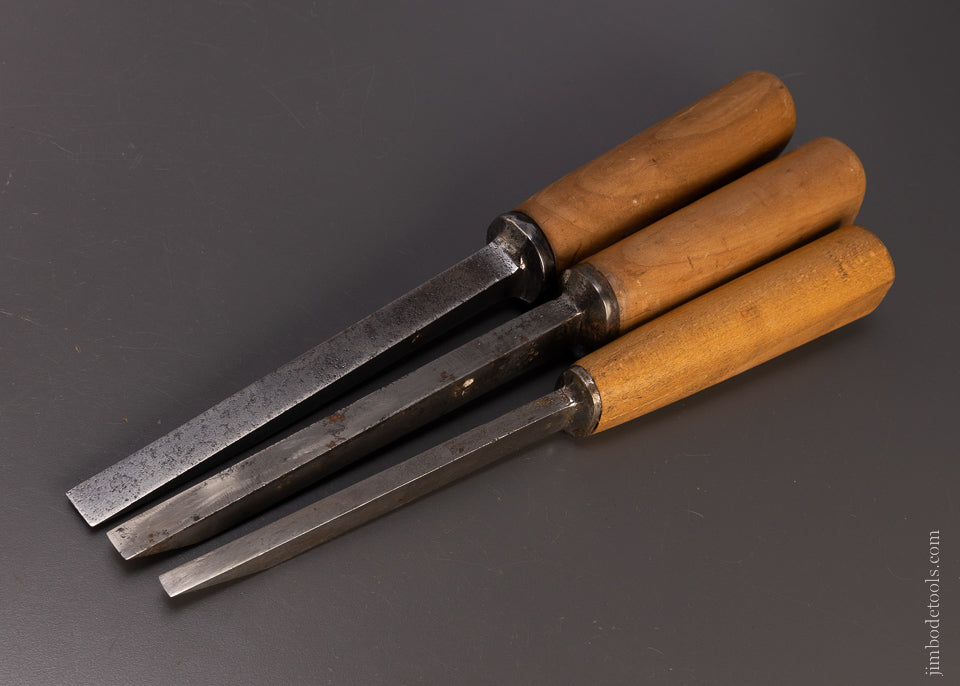3 Good Pig Sticker Mortise Chisels - 107050