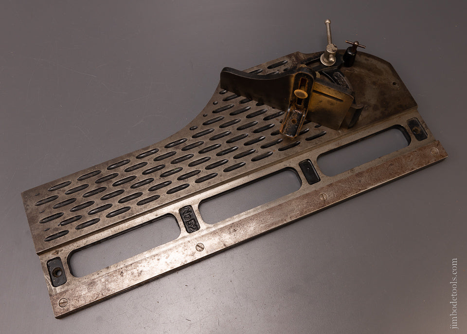 100% Complete & Perfect STANLEY No. 51/52 Shoot Board Chute Board & Plane - 107059