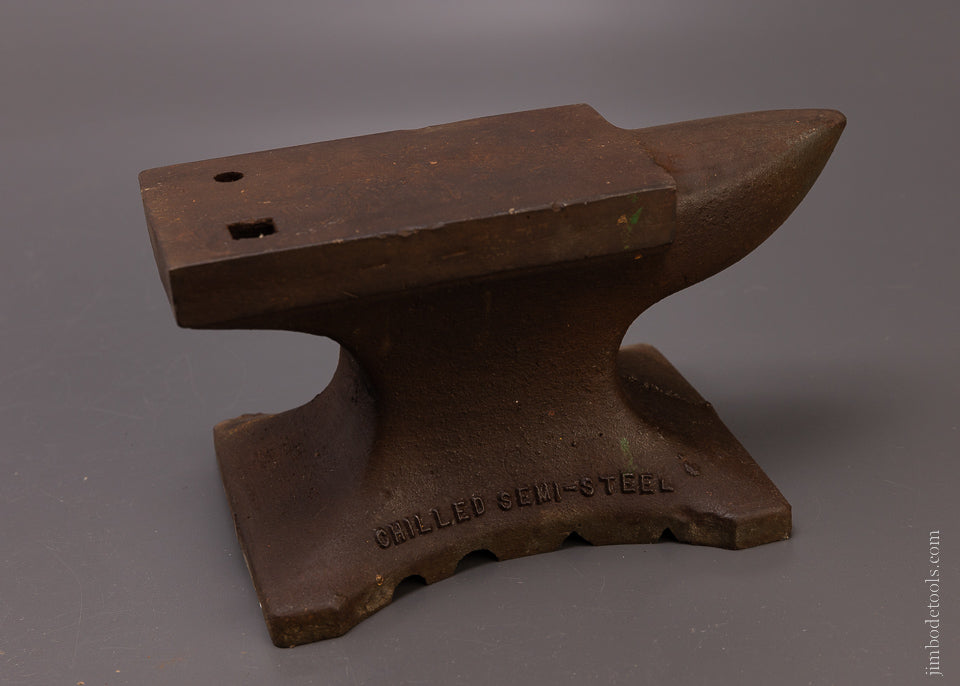Reversible 19 Pound Chilled Semi-Steel Anvil with Swage Block - 107064