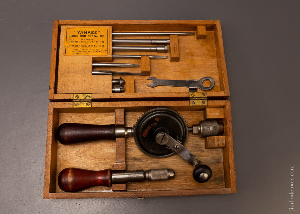 “YANKEE” Radio Tool Set No. 106 Mint in Box 100% Complete - 107105