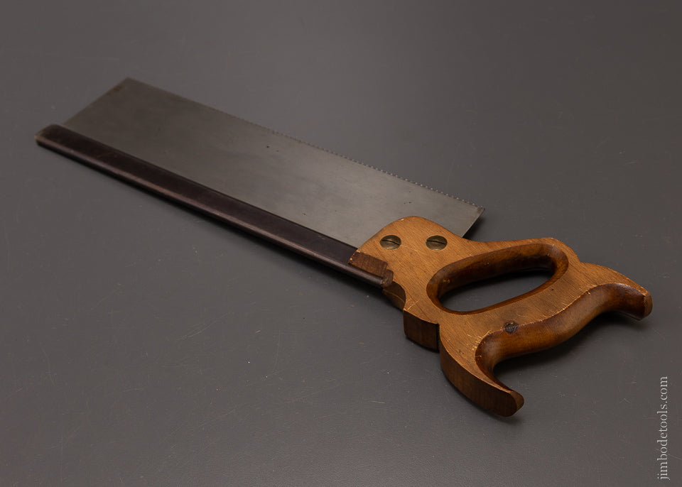Dead Mint Unused “THE BROOKLYN SAW” by METROPOLITAN HARDWARE CO. Tenon Saw - 107114