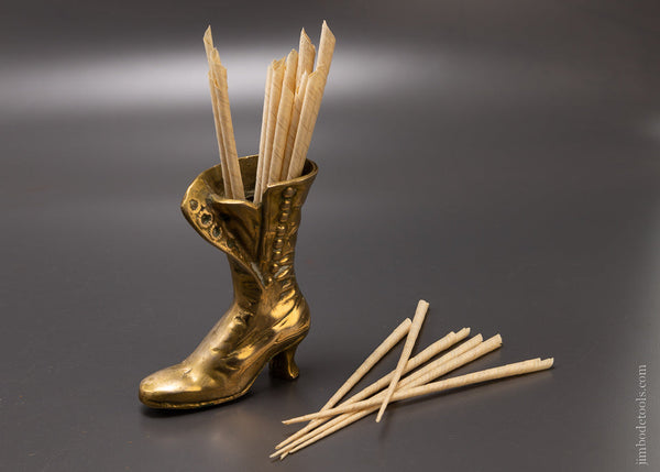 Heavy Brass Fireplace Spill Holder - 107143
