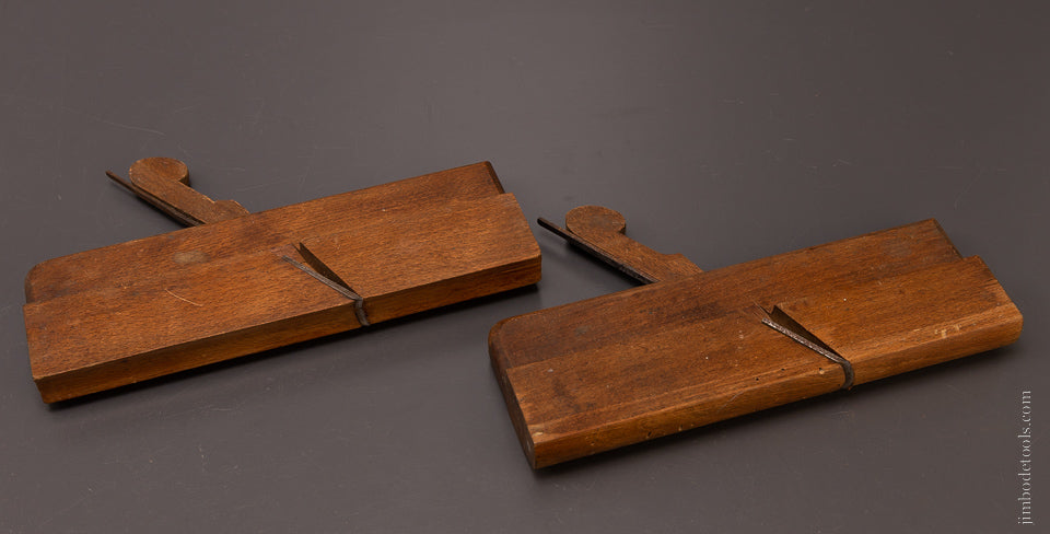 Pair of 18th Century No. 12 Hollow & Round Moulding Planes I. SYM - 107152