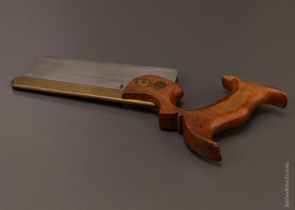 Rare 6 Inch Brass Back Dovetail Saw by M.P. WALTER’s SONS PHILA. - 107177