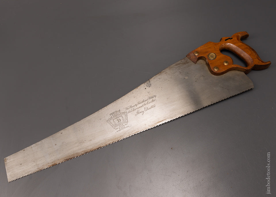 Fine DISSTON D8 Hand Saw - 107188