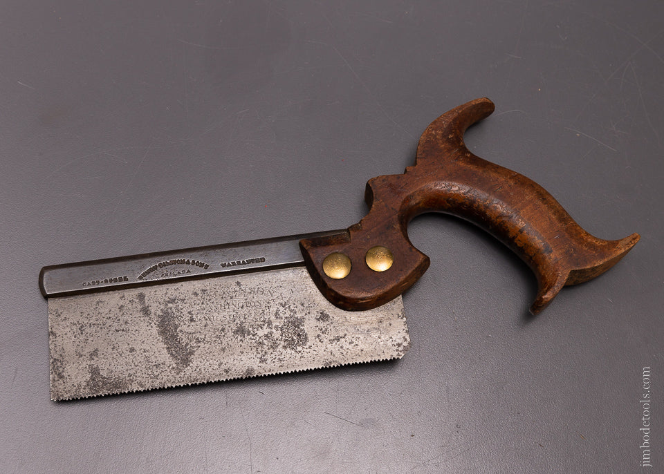 Rare DISSTON, A.J. WILKINSON & CO. 6 Inch Dovetail Saw - 107189