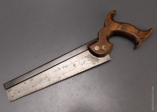 Rare J. SAYRE German Steel 10 Inch Back Saw - 107190