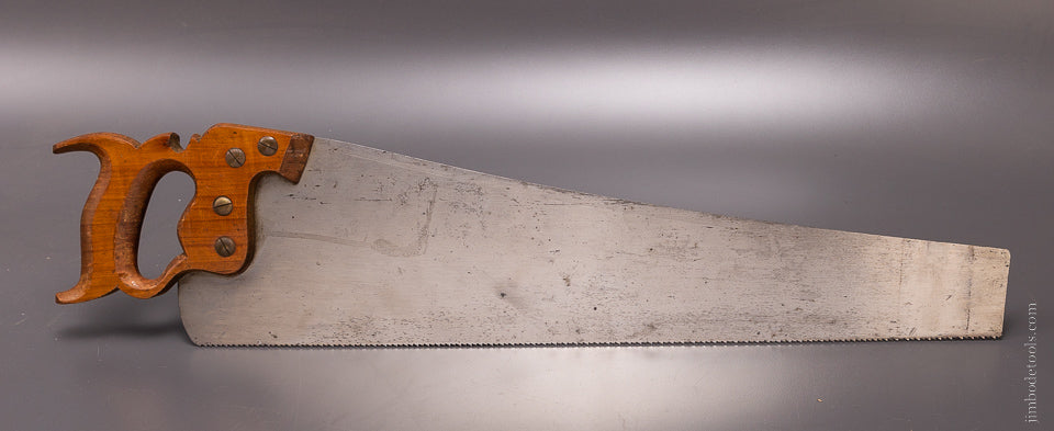 Mint New Old Stock DISSTON CHANDLER & BARBER Rip Hand Saw - 107209
