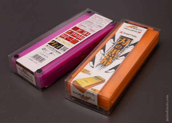 2 SHARPTON Ceramic Whetstones 1000 & 5000 Grit Mint in Box & Unused - 107212