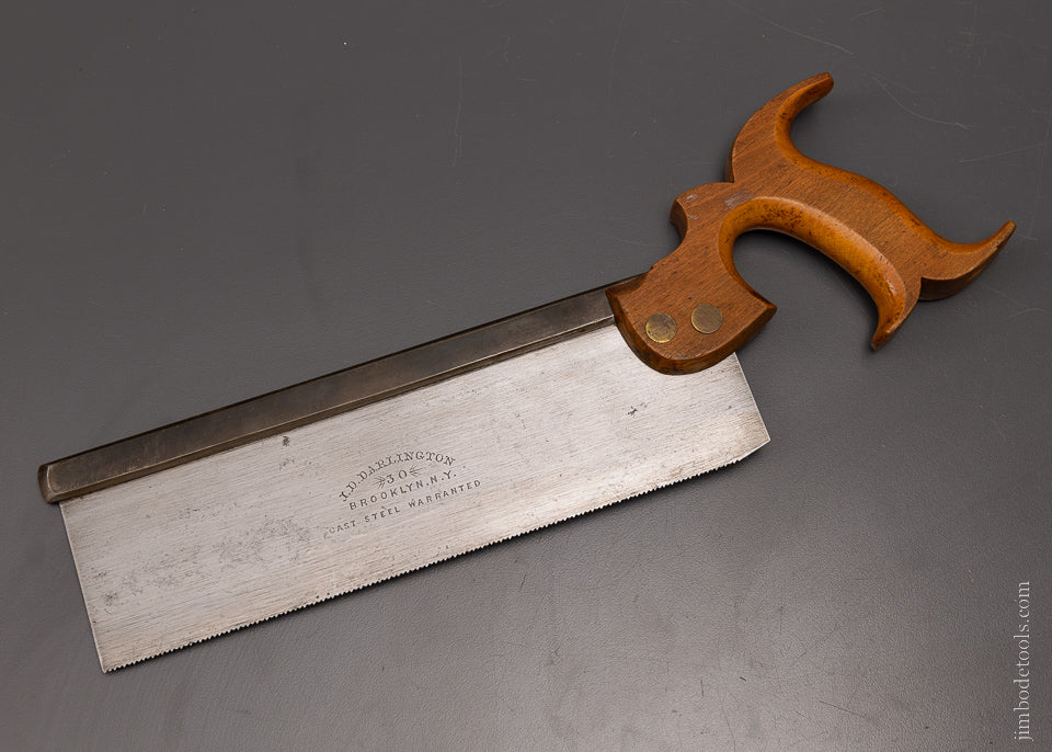 Like-New J.D. DARLINGTON (HARVEY PEACE) Dovetail Saw - 107225