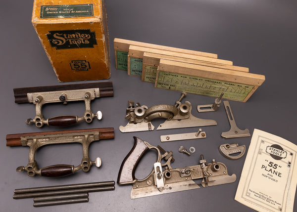 Fine & 100% Complete STANLEY No. 55 Combination Plane - 107229