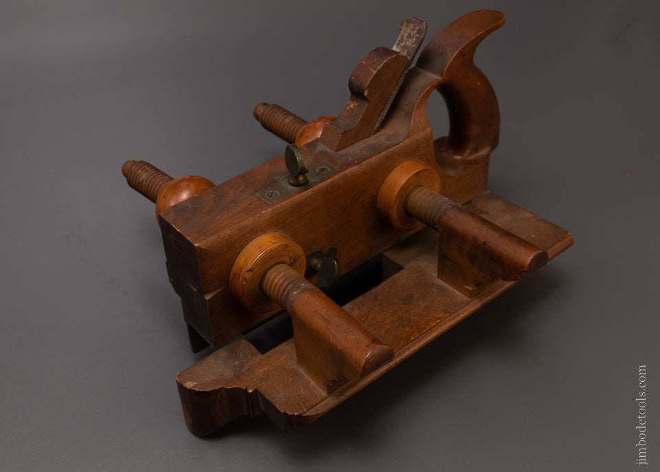 Fine Handled Screw Arm Plow Plane UNION FACTORY H. CHAPIN - 107238