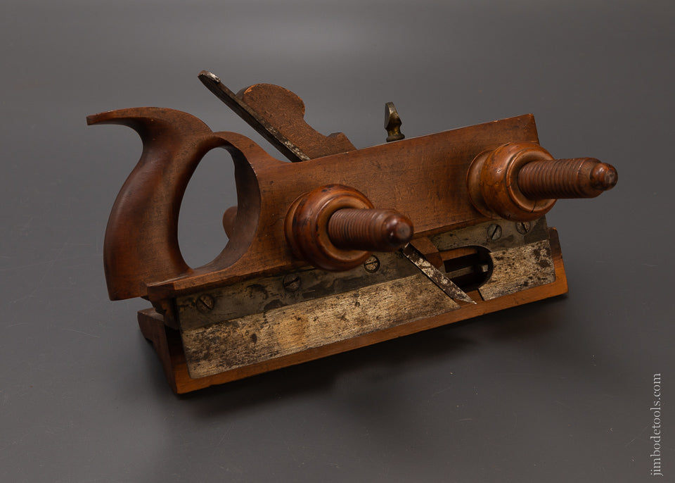 Fine Handled Screw Arm Plow Plane UNION FACTORY H. CHAPIN - 107238