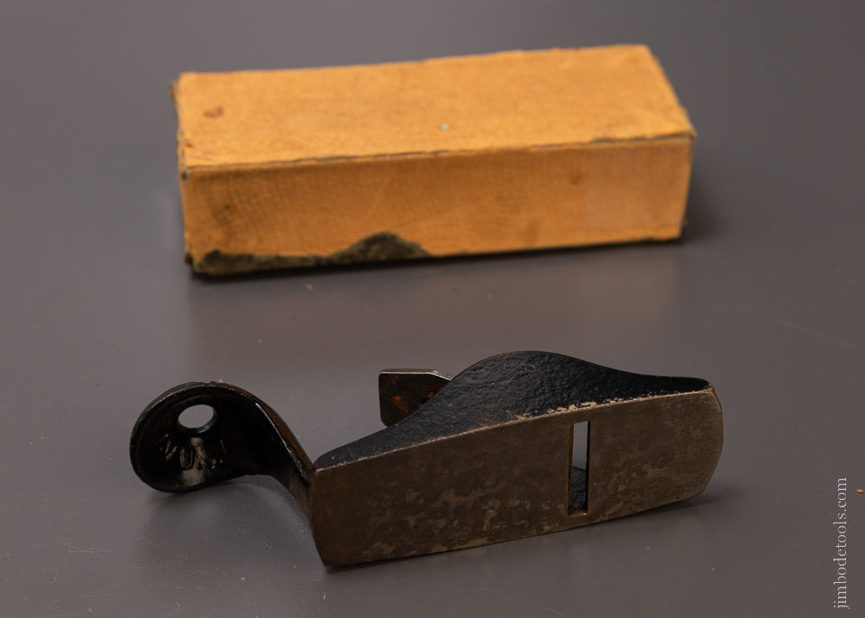 STANLEY No. 100 Tail Handled Block Plane Near Mint in Box - 107257