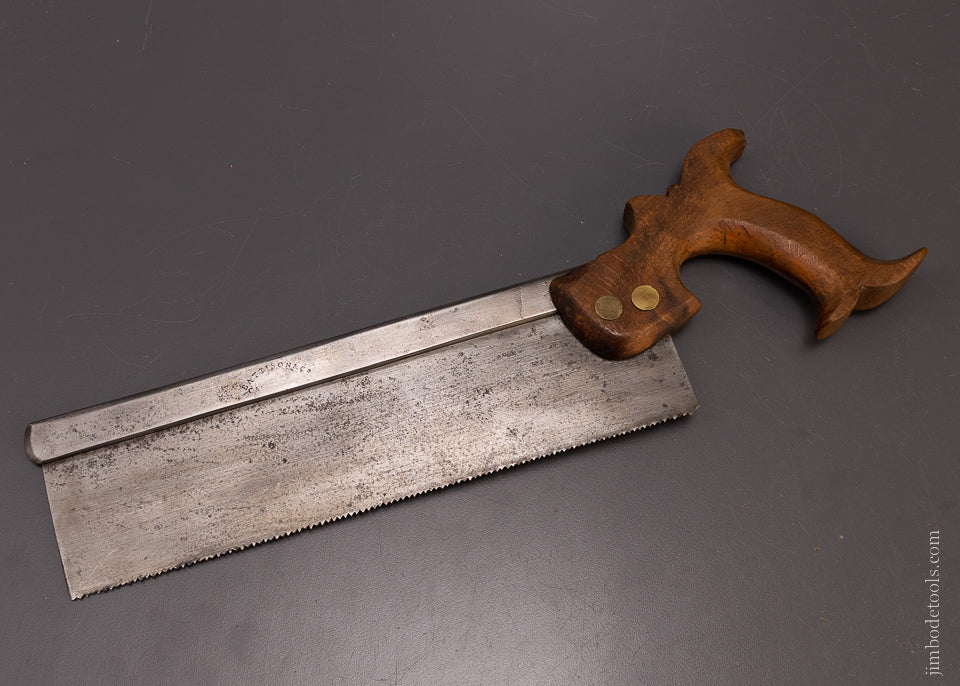 Rare “B. ATTISON & CO.” Ca. 1875 Back Saw - 107293