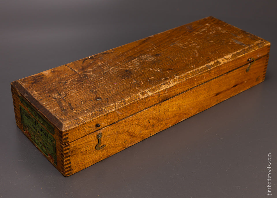 Really Fine Complete Set of 12 T.H. WITHERBY Bevel Edge Chisels in Original Box - 107296