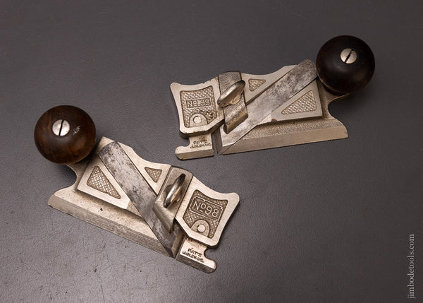 Extra Fine STANLEY No. 98 & 99 Side Rabbet Planes - 107304