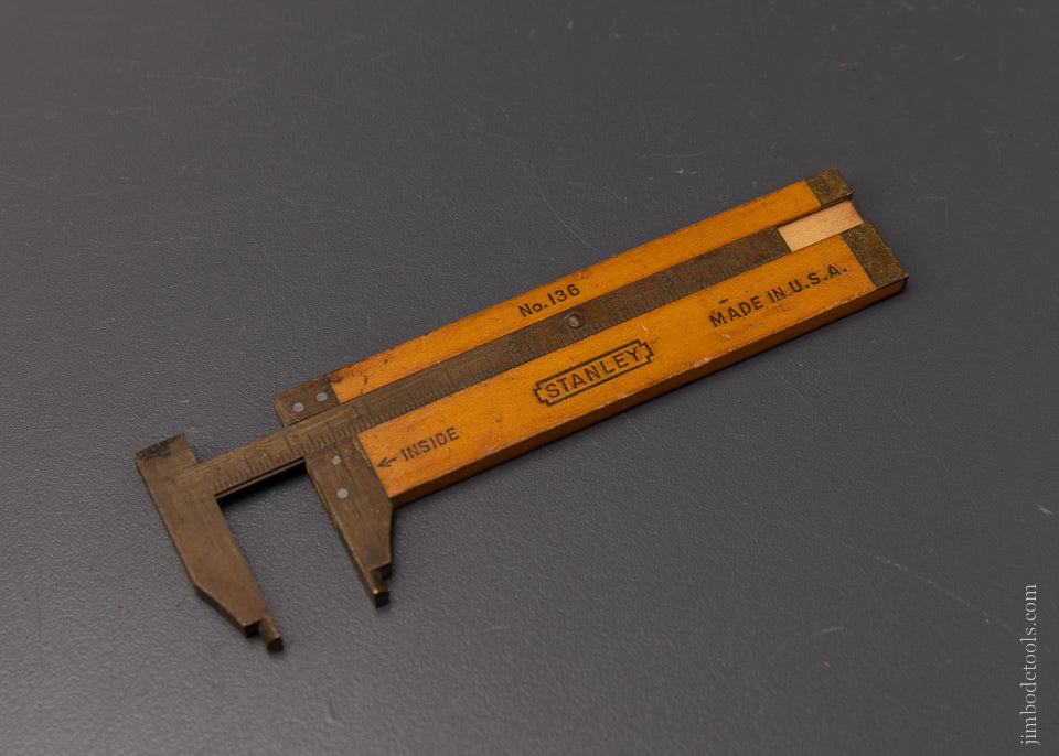Minty STANLEY No. 136 Caliper Rule - 107315