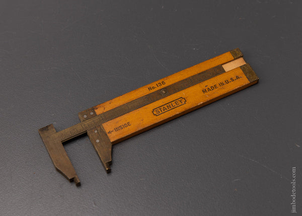 Minty STANLEY No. 136 Caliper Rule - 107315
