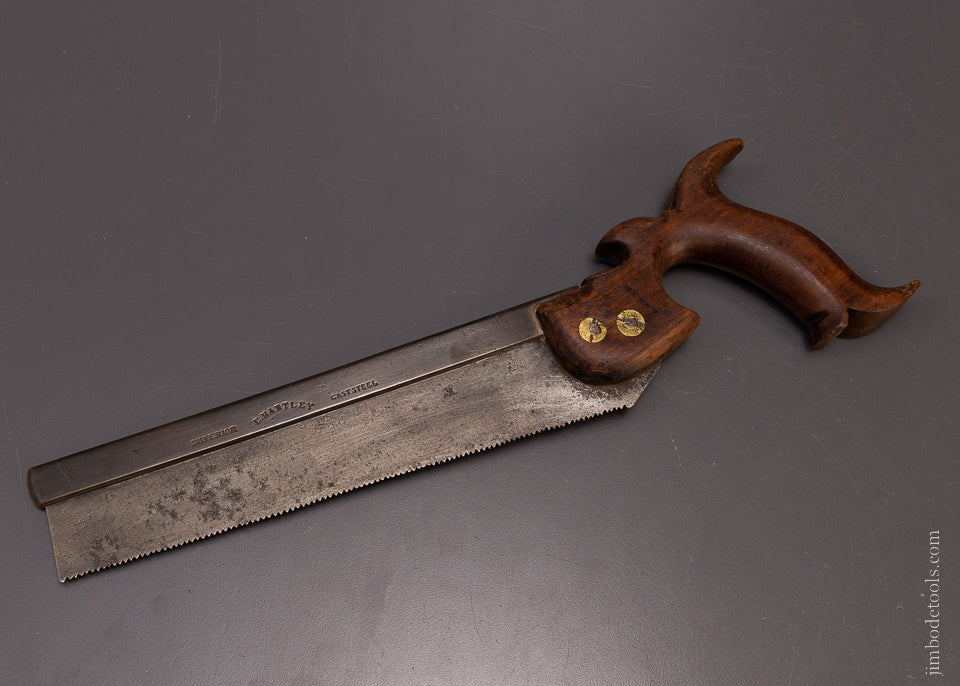 Rare E. HARTLEY Back Saw - 107339