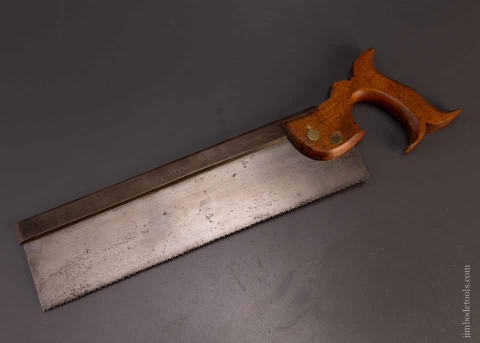 Rare Maker “ELLISON & CO. GERMAN STEEL” Back Saw - 107355