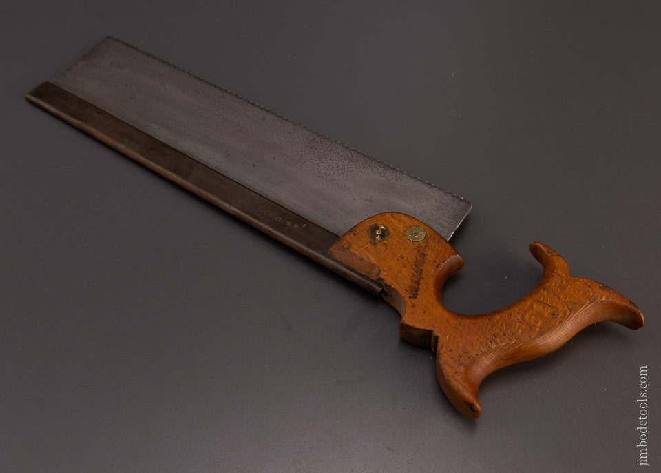 Rare Maker “ELLISON & CO. GERMAN STEEL” Back Saw - 107355