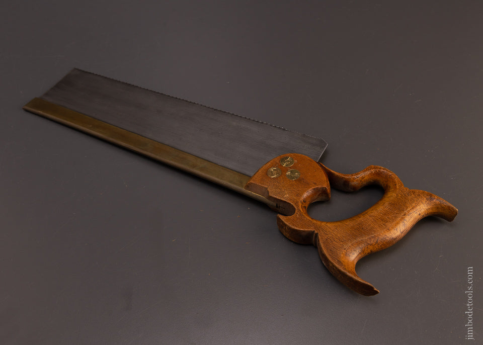 Rare “R. ELISON” Brass Back Carcass Saw - 107356