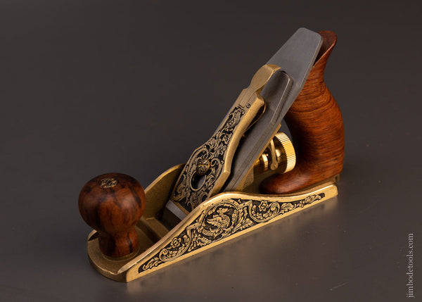 Lavishly Engraved Bronze No. 1 Size Smooth Plane by MIKHAIL DAVYDOV - 107362