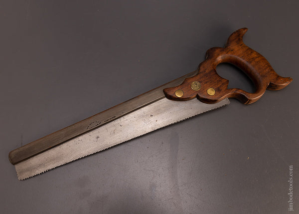 “WM. McNIECE PHILAD” Triple Cove Back Saw - 107383