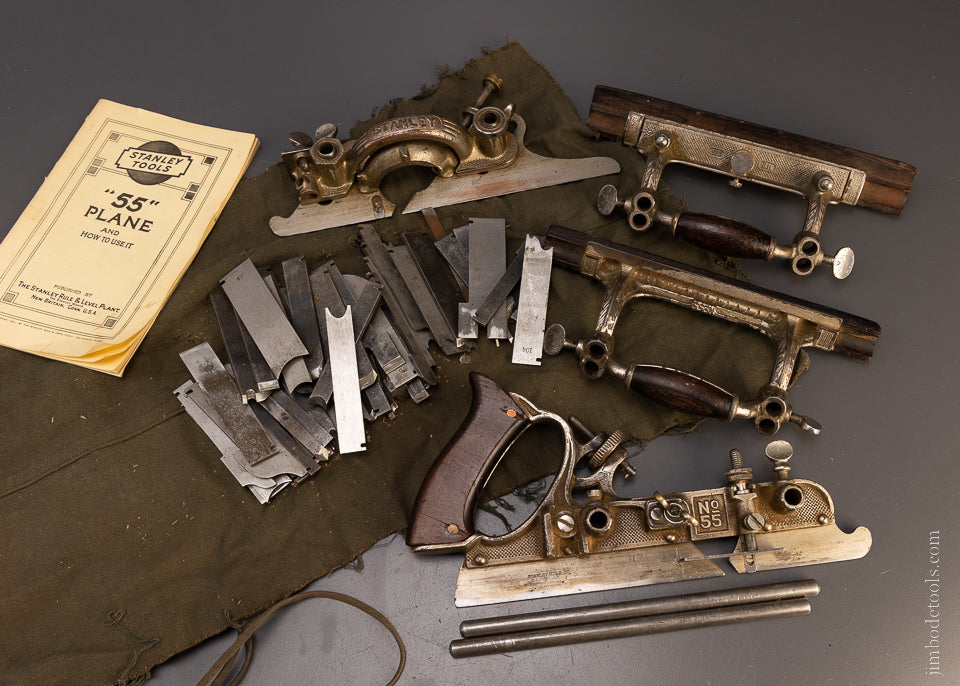 Excellent User STANLEY No. 55 Combination Plane - 107415
