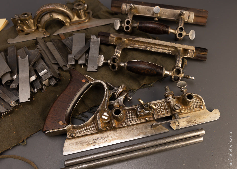 Excellent User STANLEY No. 55 Combination Plane - 107415