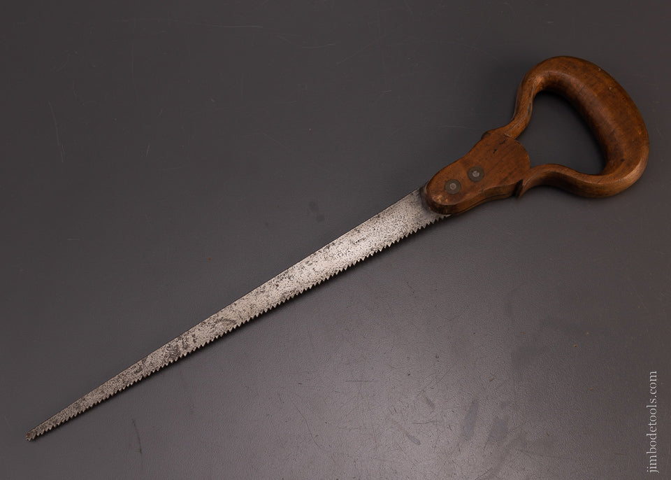 Elegant & Rare W. CRESSON PHILADA D-Handle Key Hole Saw - 107428
