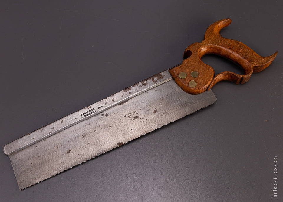 Very Rare “J.M. SMYLIE Patterson, N.J.” Back Saw - 107431