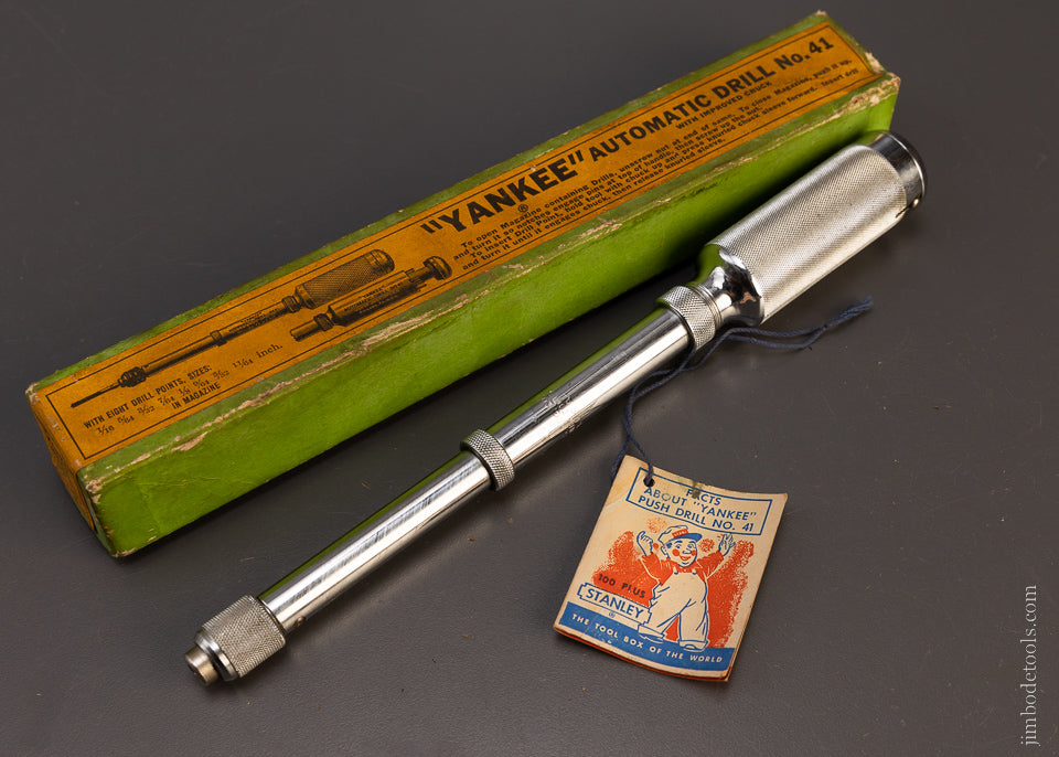 YANKEE No. 41 Automatic Drill with TAG Mint in Original Box - 107461